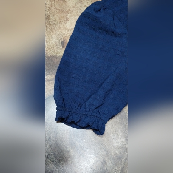 Ophelia Roe Elegant Blue Women's Tiered Maxi  Dress (M) - Picture 5 of 8